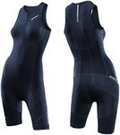 2XU Women's LD Core Support Tri Suit, Black, X-Large