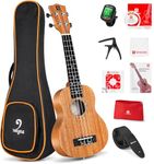 Vangoa Soprano Ukulele Beginner Kit 21 Inch Ukulele Mahogany for Starters Students Kids with User Manual and Gig Bag