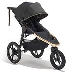 Baby Jogger Summit x Robin Arzón All-Terrain Jogging Stroller | Foldable 3-Wheel Exercise Pushchair | City Royalty (Black & Gold)