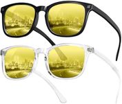 livho High Tech Night Driving Blue Light Glasses - Advanced Blue Light Blocking Computer Glasses