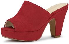 Allegra K Women's Open Toe Platform