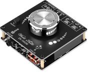 ZK-1002M Bluetooth 5.0 Audio Amplifier Board, 2.0 Channel HiFi Digital Amp Module with Volume Knob, AUX/USB Input, 50W+50W Class D Stereo Power Amplifier for DIY Speaker System, Home Audio, Car Audio