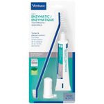 Virbac CET Oral Hygiene Kit - Toothbrush & Toothpaste Kit for Dogs & Cats, Poultry Flavour. Tartar & Plaque Control