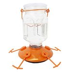 Perky-Pet 9113-2 Top-Fill Glass Oriole Feeder ââ‚¬â€œ 22 Oz, Orange