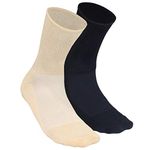 Auximpro Diabetic Bamboo Socks for Men & Women, Pack of 1, Breathable & Blister Protection