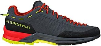 La Sportiva Mens TX Guide Approach/Hiking Shoes, Carbon/Goji, 9.5