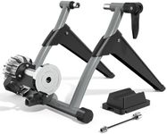 Sportneer Bike Trainer - Fluid Stationary Bike Stand for 26-28" & 700C Wheels - Bike Trainer Stand for Indoor Riding with Quick Release Lever & Adjustable Rubber Feet, Foldable Storage