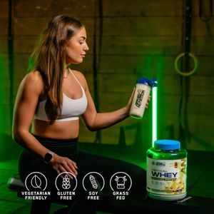 Applied Nutrition Critical Whey Protein Powder, 2kg – White Choco Hazelnut, 24g Protein, BCAAs & Glutamine