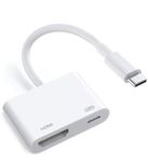 Wahbite Apple USB-C to HDMI Adapter 4K@60Hz for iPhone 15 MacBook Pro Air iPad Pro, USB 3.1 Type C Digital AV HDMI 2.0 Cord Compatible with Samsung Galaxy S23/S22, Pixelbook, XPS and More