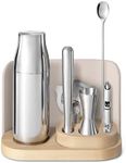 Caraway 9-Piece Complete Bar Set with Organizer