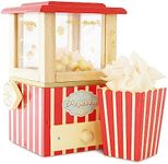 Le Toy Van - Wooden Honeybake Retro Popcorn Machine | Cinema, Kitchen Or Movies Pretend Play | Movie Night Role Kids Play Toy