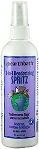 earthbath, Mediterranean Magic 3-in-1 Dog & Puppy Deodorizing Spritz - Dog Odor Eliminator for Strong Odor, Cruelty-Free Dog Cologne, Dog Wash Spray, Made in USA, Dog Bathing Supplies - 8 Oz (1 Pack)