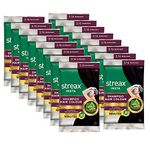 Streax Insta Shampoo Hair Colour For Men's & Women's, Burgundy, 18Ml (Pack Of 16) | Enriched With Almond Oil & Noni Extracts | Long-Lasting Instant Colour