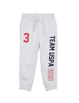 U.S. POLO ASSN. Boy's Regular Casual Pants (UKTRKON0012M_Lt. Grey_10 Years-11 Years)