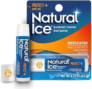 Mentholatum (R) Natural Ice (R) Sport Broad Spectrum SPF 30 Medicated Lip Balm - 12 Pack of 4.2 g Tubes