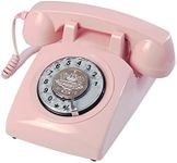 Landline Telephones, TelPal Corded Telephone Classic Rotary Dial Home Phones Antique Vintage Phone of 1930s Old Fashion Business Telephone Home Office Decor