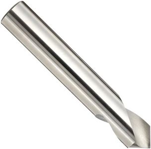 YG-1 - 0201L High Speed Steel NC Spotting Drill Bit, Uncoated (Bright), Straight Shank, Slow Spiral, 90 Degree, 5/16" Diameter x 3-7/64" Length (Pack of 1)