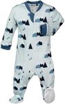 ZIPPYJAMZ Organic Baby Footed PJ's 