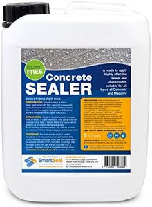 Smartseal Concrete Dustproofer - Effective Concrete Sealer & Dustproofer For Concrete Surfaces - Easy To Apply Premium Concrete Dustproofer. Eliminates Harmful Concrete Dust Every Time (5 Litre)