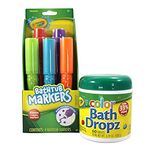 CRAYOLA Bathtub Markers Color Bath Drops 60 tablets