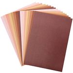 Baker Ross FX273 Skin Tone Colours A4 Card Pack - Pack of 56 Sheets, Kids Crafts, Arts and Crafts for Kids, School Supplies