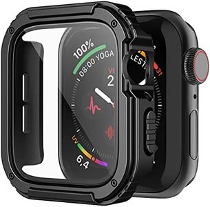Recoppa for Rugged Apple Watch Case 42mm Series 10 & Series 11 with Screen Protector, Durable Military Grade Quattro Pro Series Drop-Proof Protective Cover Full Coverage Bumper for Men iWatch