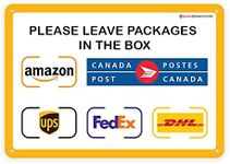 Ignixia Package Delivery Sign with 
