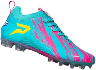 Phenom Elite The Joker Football Cleats – Quantum Speed | Purple DC Edition | Lightweight, High-Performance Cleats for Men & Kids | Traction, Comfort & Official DC Licensing (Medium, 12.5)