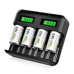 EBL Rechargeable C Batteries (4 Pac