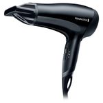 Remington Hair Dryer (Powerful, Lightweight, Concentrator, Ceramic Ionic Grille for even Heat Anti-Static, 3 Heat / 2 Speed Settings with Cool Shot, Eco Setting for Energy Saving, 2000W) D3010