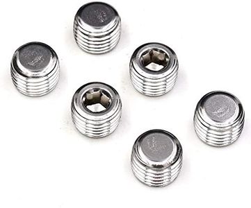 Pipe Plug Internal 1/8" NPT Male Pipe Fitting Hexagonal countersunk Thread Pipe Socket Stainless Steel CEKER 6packs
