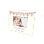 Vintage Wooden Bunting Style Friends Photo Frame Gift