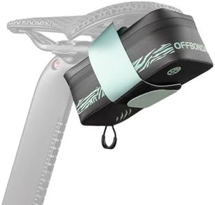 OFFBONDAGE Bike Saddle Seat Bag Waterproof 0.5L Small Bicycle Bag Cycling Seat Pack for Road Mountain Gravel Green