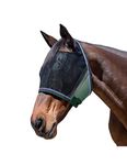 Kensington UViator CatchMask Horse Fly Mask with Web Trim UV Eye Protection Mask for Horse - XL, Imperial Jade