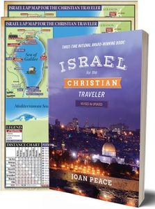 Israel for the Christian Traveler | Revised National Award-Winning Messianic TRAVEL GUIDE plus TWO LAP MAPS of the Holy Land