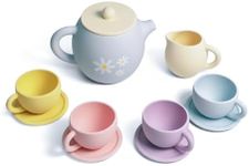 Mitico Montessori Silicone Tea Party Set for Toddlers 1 Year+