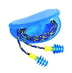 Howard Leight RTS-FUS30-HP Fusion Multiple-Use Earplugs Regular 27NRR Corded Blue/White - Includes 10 Pairs of earplugs.