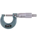 Mitutoyo 103-177 Outside Micrometer, Baked-Enamel Finish, Ratchet Stop, 0-1" Range, 0.001" Graduation, Plus /-0.0001" Accuracy