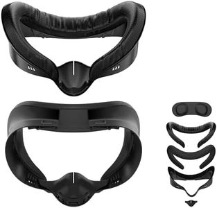 APEXINNO Facial Interface Face Pad Cover Compatible with Meta Quest 3S VR Accessories,Including 2 Pcs Face Cushion Replacement and Lens Cover,Facial Interface for Oculus Quest 3S