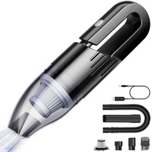 absob Cordless Vacuum Cleaner Mini Portable Handheld Car Seat Hoover 9000PA Powerful Suction Hand Vac Wet Dry Rechargeable Lightweight Home Office Keyboard Carpet Pet Dog Hair Cleaning USB Charging