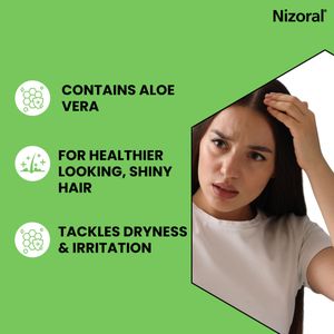 Nizoral Scalp Soothing Shampoo, Aloe Vera – 24h Relief for Itchy, Sensitive Scalp, 200ml
