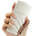 Windproof Mini Travel Folding Umbrella - UPF 50+ Sun & Rain Protection, Small Compact Lightweight Design Fits in Pocket or Bag, Eco-Friendly Fabric Wallet Umbrella for Commuter, Men Women Boys Girls