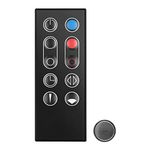 966538-01 Remote Control Only fit for AM09 Dyson AM09 Hot + Cool Fan Heater Replacement Remote Control, Fan Remote with Battery with Magnetism