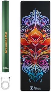 Tapete de conexión a tierra de 72 x 23.6 pulgadas, tapete de conexión a tierra de colores, almohadilla de conexión a tierra para cama, tapete de yoga para hacer ejercicio, almohadilla de conexión a