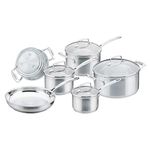 SCANPAN Impact Cookware, Set of 10, Silver