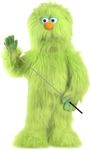 30" Green Monster Puppet, Full Body Ventriloquist Style Puppet