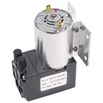 Mini Vacuum Pump, DC 12V 5L/min 120kpa Mini Vacuum Pump Negative Pressure Suction Pumping with Holder