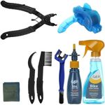 LOQOMI Bicycle Cleaning Kit including chain cleaner,chain brush,maintenance tool,chain lube,chain degreaser