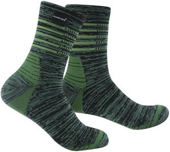 RANDY SUN Waterproof Breathable Socks, Women's Trail Gaiters for Hiking Outdoor Camping Socks 1 Pair (Blue,X-Small)