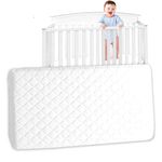 Porter and Lambert Baby Travel Cots Mattress Toddler Crib Nexttome Foam Moses Basket Comfort Bedding Wedge Flathead Pillow Quilted Breathable With Removable Cover (160 x 70 x 13 CM)